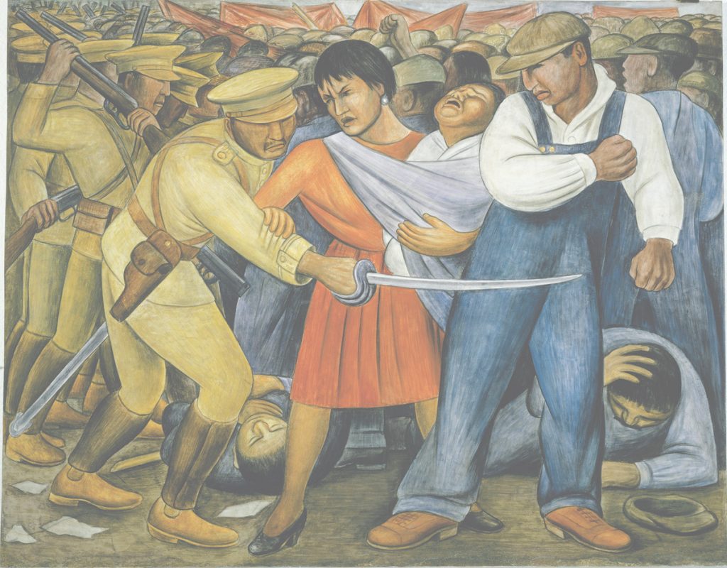 Carl Kruse Art Blog - Diego Rivera - The Uprising
