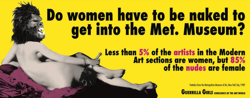 The Carl Kruse Art Blog - Guerrilla Girls Image