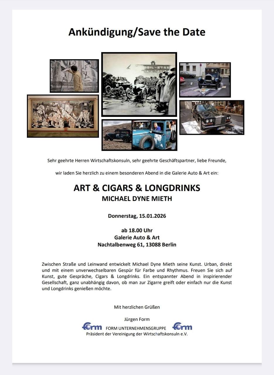 Carl Kruse Arts Blog - image of Dyne Event in Berlin